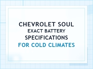 Understanding Chevrolet Soul Battery Needs for Cold Weather