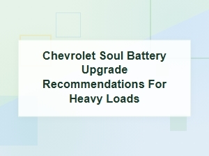 Powering Up Your Chevrolet Soul for Heavy Loads