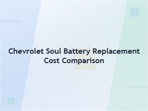 Cost Comparison for Chevrolet Soul Battery Replacement